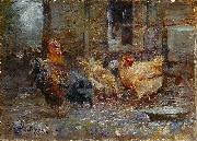 Frederick Mccubbin Chickens oil painting reproduction